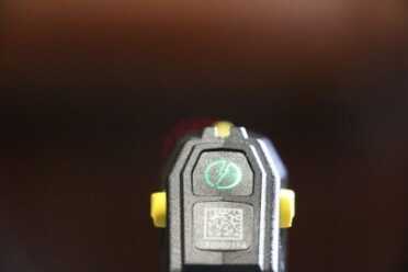 The Taser Pulse for Civilians The sight picture.