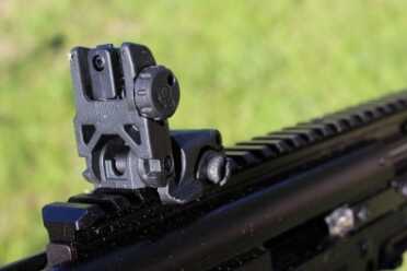 The CMR-30: Kel-Tec's Compact Powerhouse--New Gun Review Rear MBUS. I found the sight to be too far back for my typical hold. But this is just something to acclimate to.