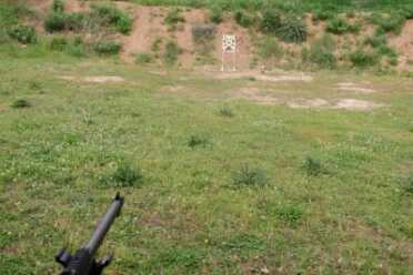 Accuracy testing the 22 long rifle at 25 yards 