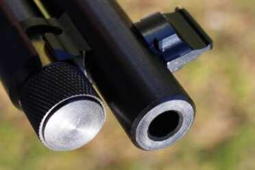 The .30-30 is a bit more modest. 