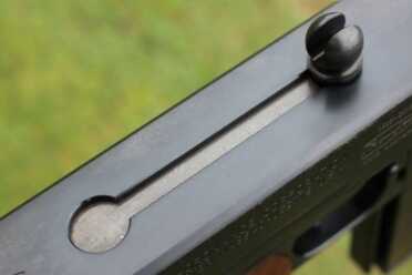 The Thompson M1927A1 from Auto Ordnance Charging knob up top.