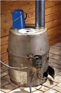 Prepping 101: Killer Deals On Prior Articles in a Surprising Place The H45 military stove is the only one I know that burns diesel with no wick and with a somewhat controllable burn. It is balls to the wall hot, so try it in your backyard first, but they use this stove in military tents, so the danger of spontaneous combustion above it must be reasonable (lmao). In addition to diesel, home heating oil, kerosene, and jet fuel, the H45 also burns gasoline also, which makes it truly unique. This winter is over, but next is on the way. This is a good deal at Sportsman's Guide.