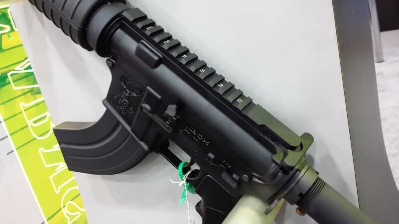 The new Stag Arms gun features a strip of integral Picatinny rail atop the upper receiver, making the use of optics a breeze. 