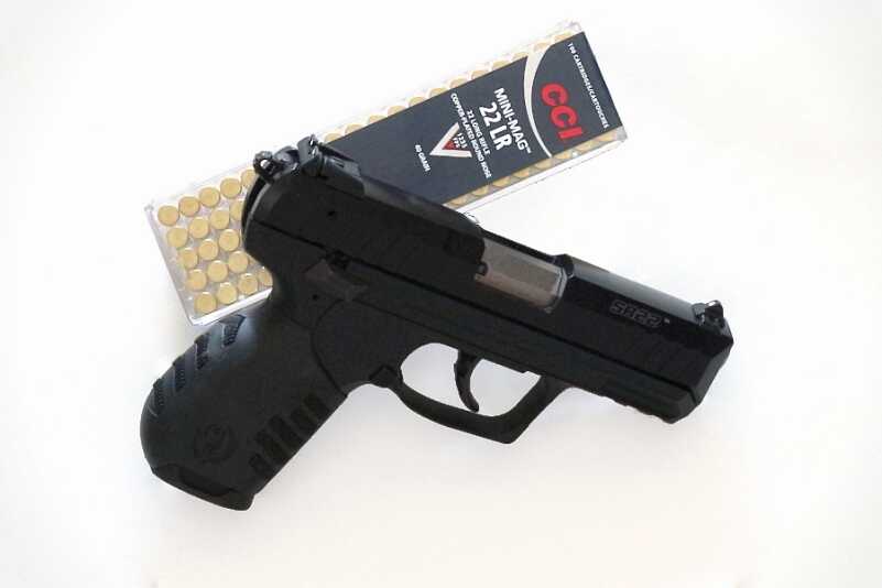 man shoots self with .22