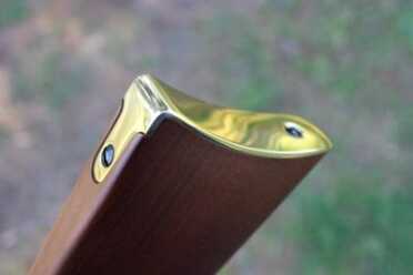 Brass buttplate. 