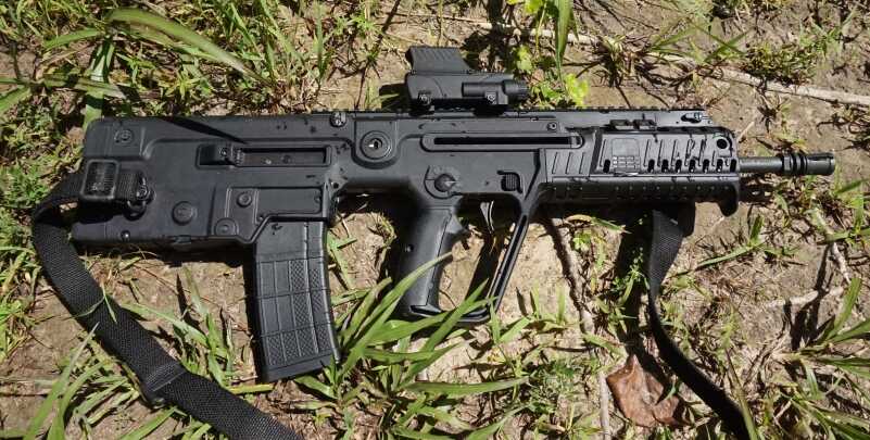 An OD Green or FDE variant of the X95 would blend in much better out in the woods. 