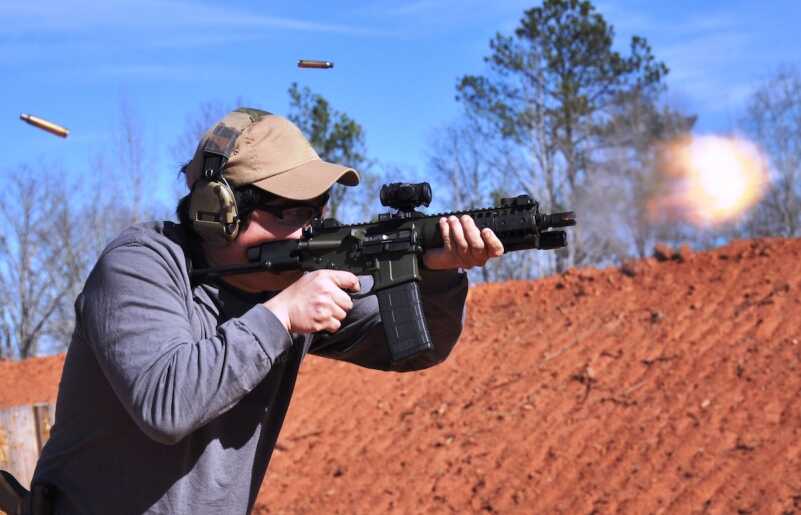 The LWRC IC-PDW is a special run weapon system developed as part of a military contract request. It is part of the IC family of AR-based firearms.