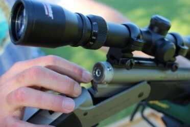 Traditions Muzzleloaders—Two Gun Review, Pursuit G4 and Buckstalker Shotgun primer installed.