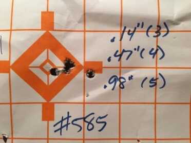 As long as I did my job, shots landed on top of each other. 