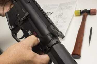 STEP 2: Remove upper receiver and store in a safe location. 