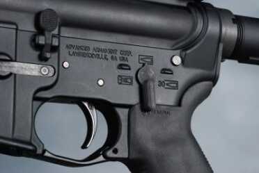 Suppressor Company Offers An AR?—The AAC MPW in 300 BLK—Full Review While the lower did have three positions for the selection markings, the test gun was strictly semi-auto. Image courtesy of Camera1.