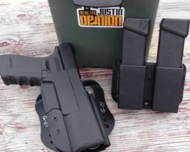 A .50-Caliber Glock? Full Review: Conversion Kit & Complete Gun The author's holster and mag carrier for Glock 21 worked perfectly with the .50 GI.