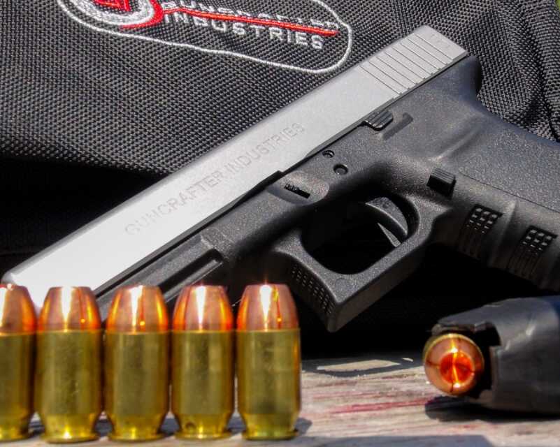 A .50-Caliber Glock? Full Review: Conversion Kit & Complete Gun A good eye for detail will find many subtle qualities, such as the beveling on the slide.