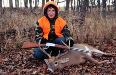 Kids and Guns: Take Your Children Hunting! Sean Yackley with his Rossi Lever Action and his deer: food on the table and a sense of self-sufficiency are two benefits to hunting.