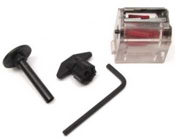 Salvage Your Ruger 10/22 Mags for Under The three-piece kit has all the tools necessary to disassemble and reassemble Ruger BX-1 rotary magazines. Hex key, reassembly jig, and cap nut winding tool.