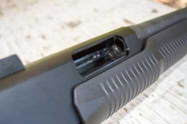 4 MSRP Stevens 320 20-Gauge Pump Home Defense Gun - Full Review The Stevens 320 accepts 2 3/4 and 3-inch shells.