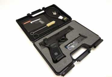 The C100 comes packed in a foam-lined plastic case and well-appointed with two magazines.