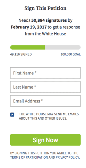 Sign WhiteHouse.gov Petition to Repeal NFA!