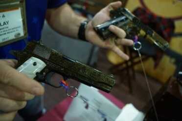 Iver Johnson Arms: 4-Barrel .22 LR Derringer, Semi-Auto Pistol-Grip Shotgun - SHOT Show 2017