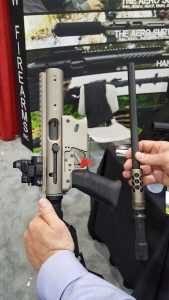TNW Firearms Multi-Caliber Survival Rifle Takes Glock Mags - NRA 2017 TNW Firearms Multi-Caliber Survival Rifle Takes Glock Mags - NRA 2017