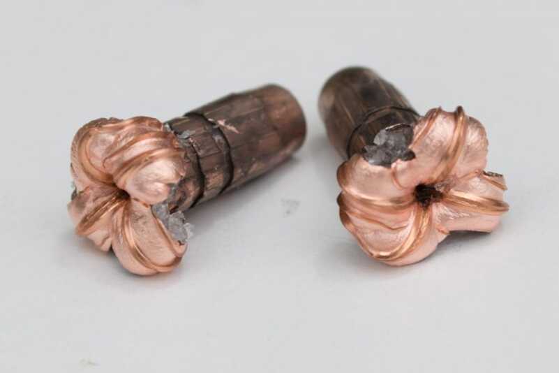 Both of these .223 HT bullets expanded to over double their starting diameter. 