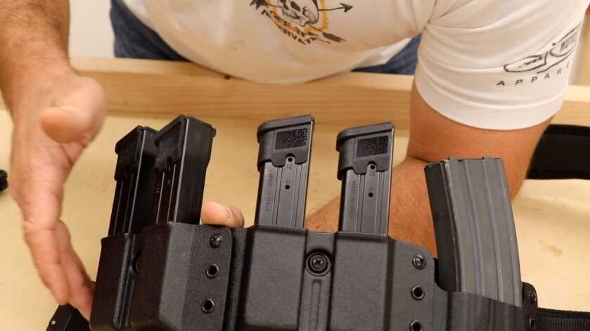 High Threat Concealment Quick Response System: P320 X-Five with 84 Rounds On Tap