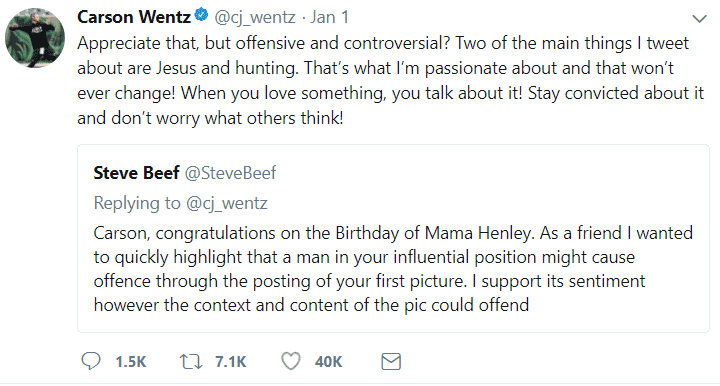 NFL Quarterback Forced to Defend Bird Hunting after Twitter Backlash