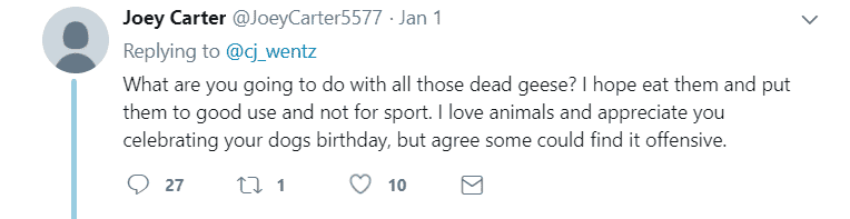 NFL Quarterback Forced to Defend Bird Hunting after Twitter Backlash