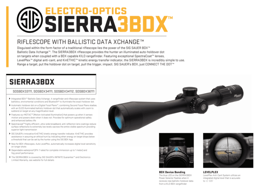 SIG BDX - A Can't Miss Hunting Solution