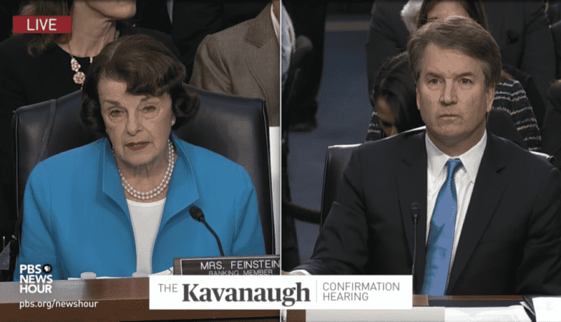 Kavanaugh, Feinstein Square Off on 2A During Confirmation Hearing
