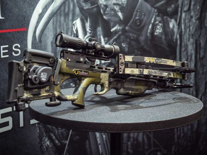 Shoot Arrows at 470fps: TenPoint Nitro XRT Crossbow Delivers - SHOT Show 2019 Shoot Arrows at 470fps: TenPoint Nitro XRT Crossbow Delivers - SHOT Show 2019