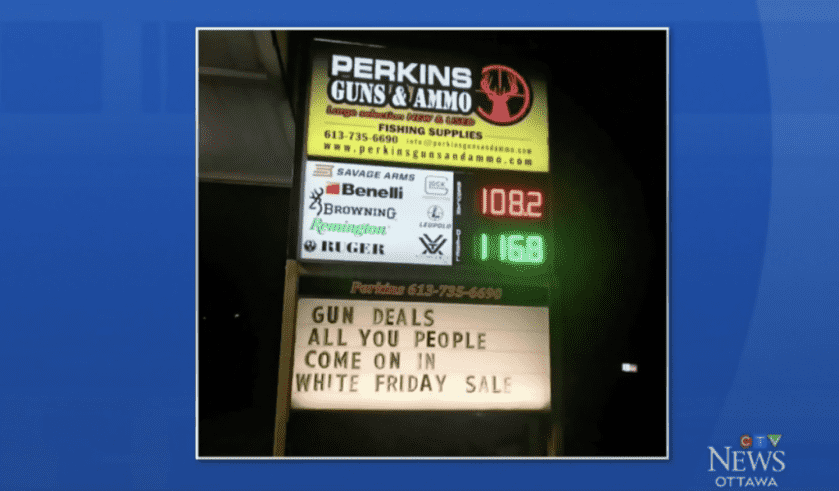 Is This Canadian Gun Store Owner Racist for His ‘White Friday’ Sale?