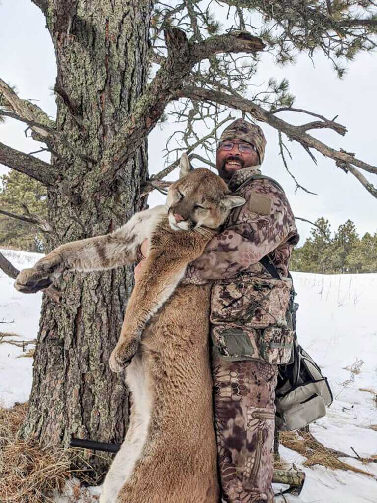 Nebraska Cougar Hunter Is One Happy Cat Nebraska Cougar Hunter Is One Happy Cat