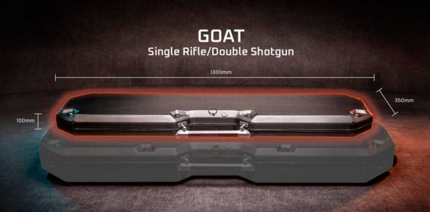 The GOAT - New Ultralight Carbon Fiber Rifle Case from Bear Hyde