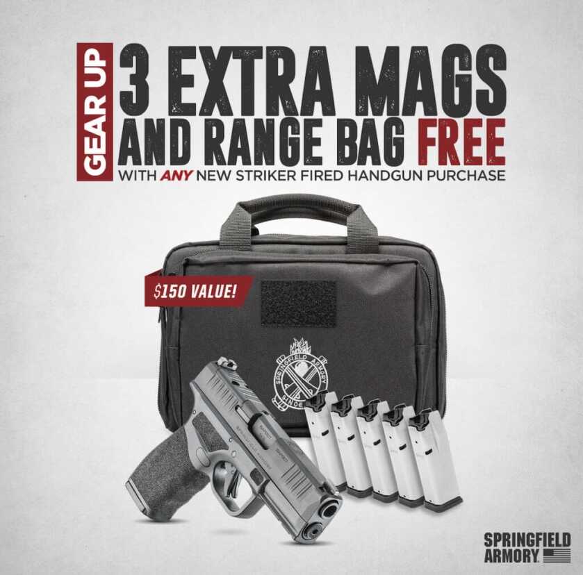 Springfield Armory Announces Gear Up Promotion for All Striker-Fired Pistols