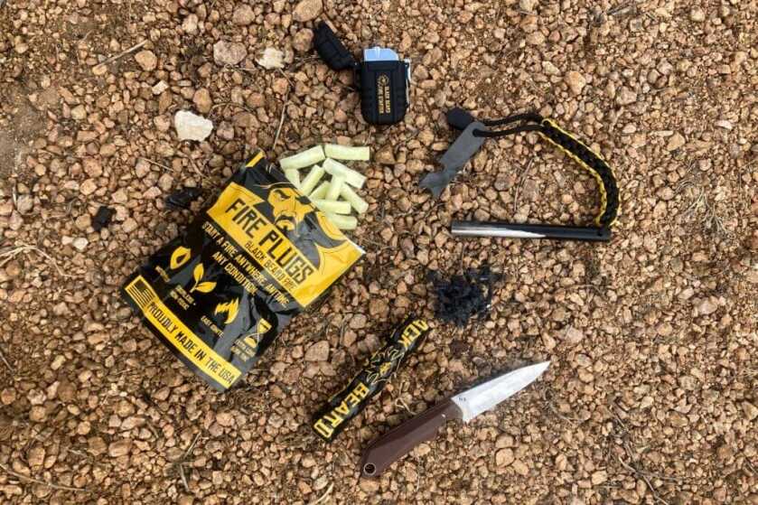 Testing Black Beard Fire Starters Testing Black Beard Fire Starters