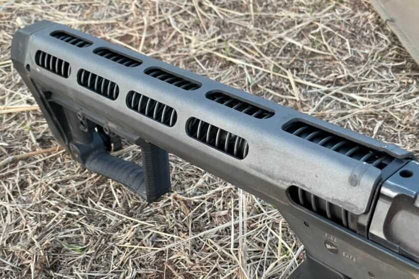 The M107A1 buffer spring system