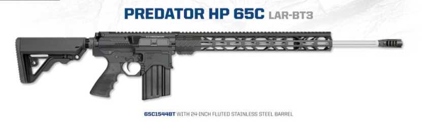 The BT3 Predator HP 6.5 Creedmoor Rifle.