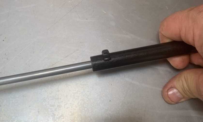 Make sure the liner slides all the way in place before putting the threadlocker in the barrel.