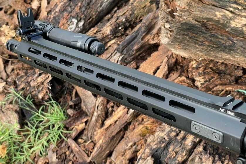 The Springfield SAINT Victor's slim M-LOK hand guard