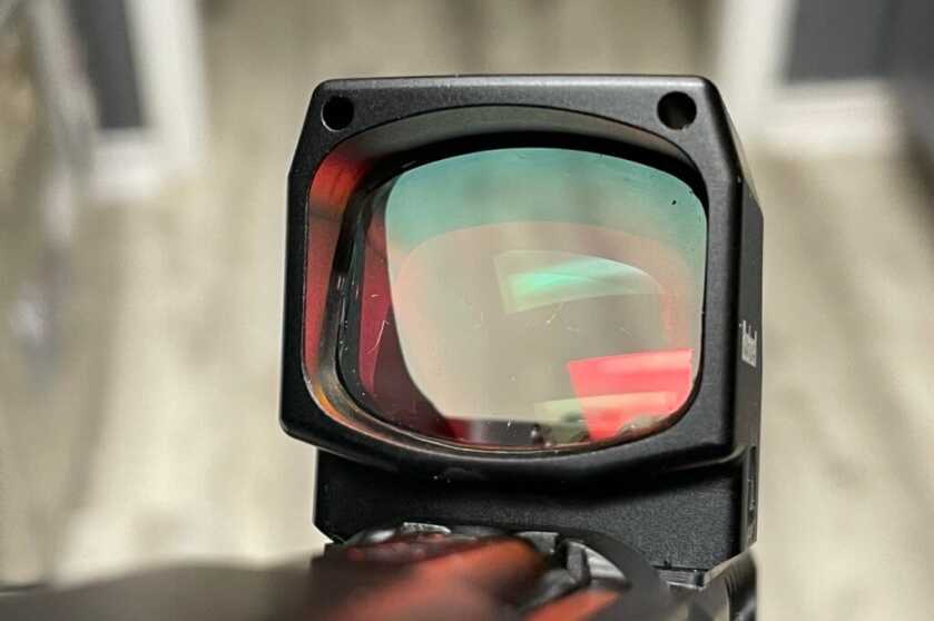 2 - Bushnell RXM-300 Reflex Sight Review Crumple Zone holes for the RXM-300
