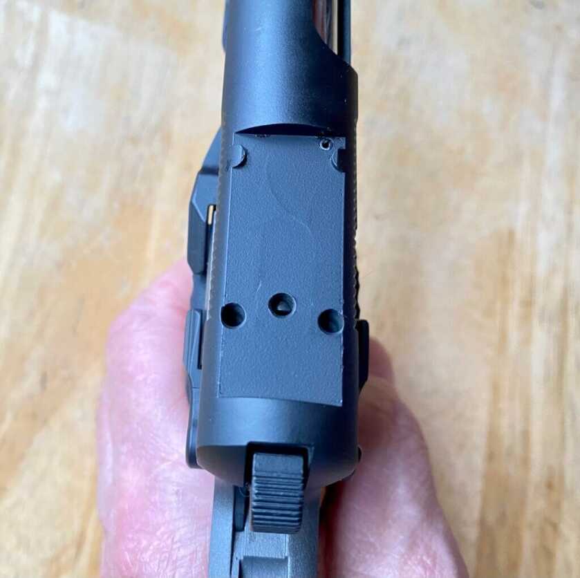 Girsan High Power pistol prepped for a new gadget