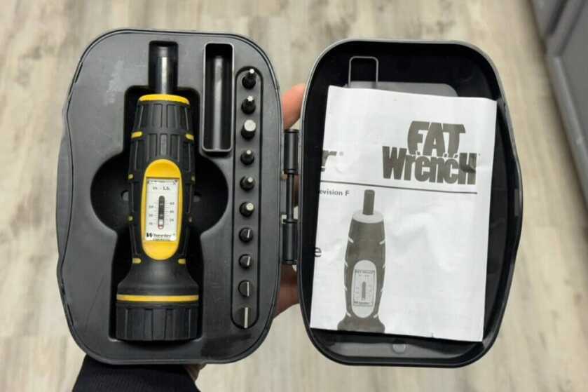 Wheeler Fat Wrench with included bits and case 