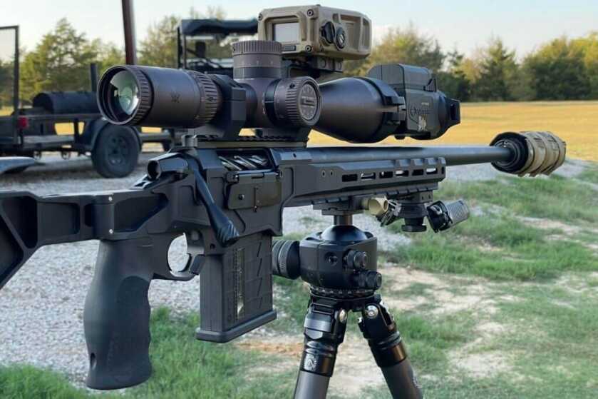 My night hunting setup I used for two months or so during this review