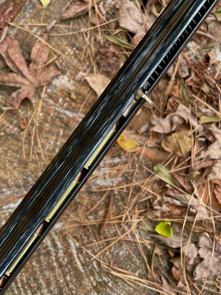 3 - Hunt365 - The New Original Henry In Hunt Camp Cartridges loaded into the New Original Henry magazine tube