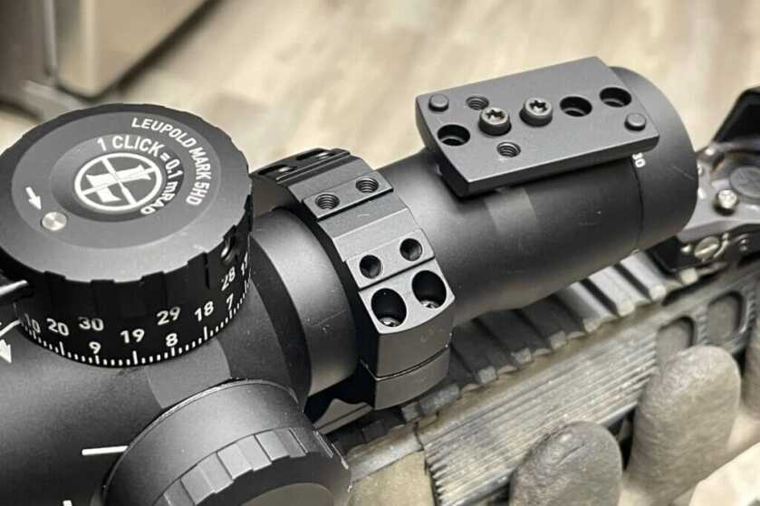 Leupold Mark AR 35mm scope mount and DPP Ring Top Mount Kit