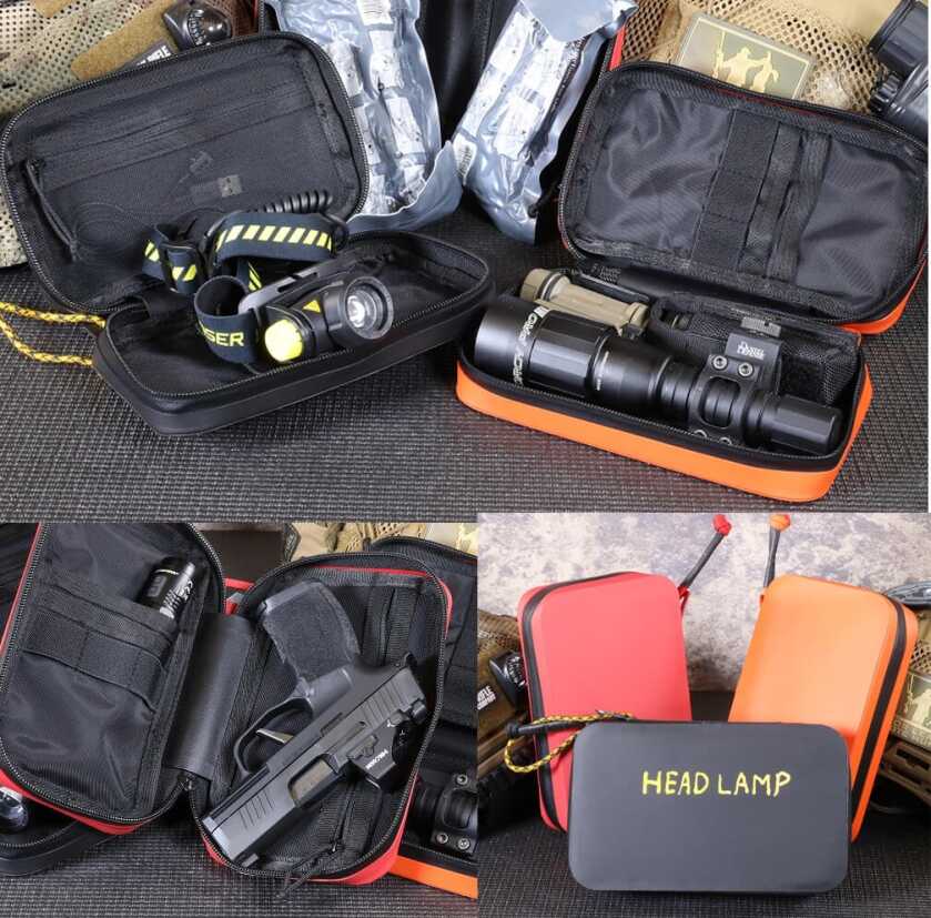 3 - Last Minute Christmas Gift Guide 5.11 waterproof gear bags in red, black, and orange