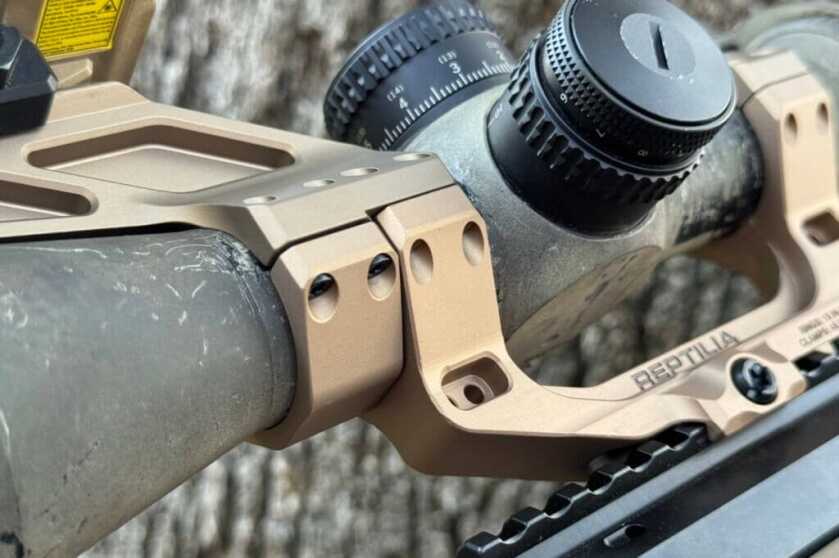 Scope ring for ROF Diving board on Reptilia AUS mount