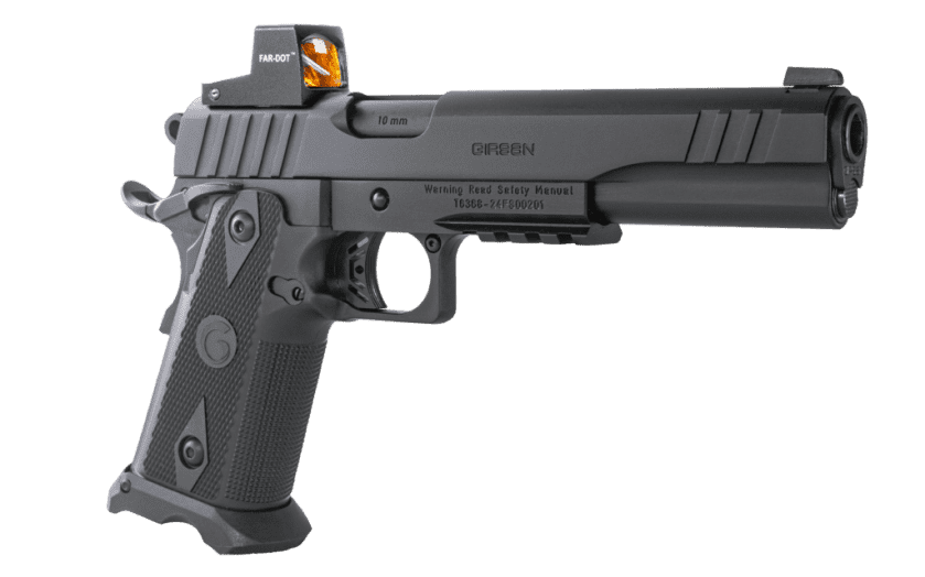 red dot on pistol