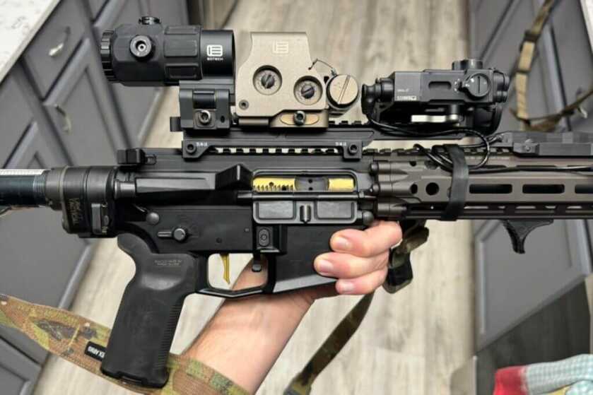 Rifle with the Noisefighters CliffhangIR 